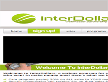 Tablet Screenshot of interdollars.com
